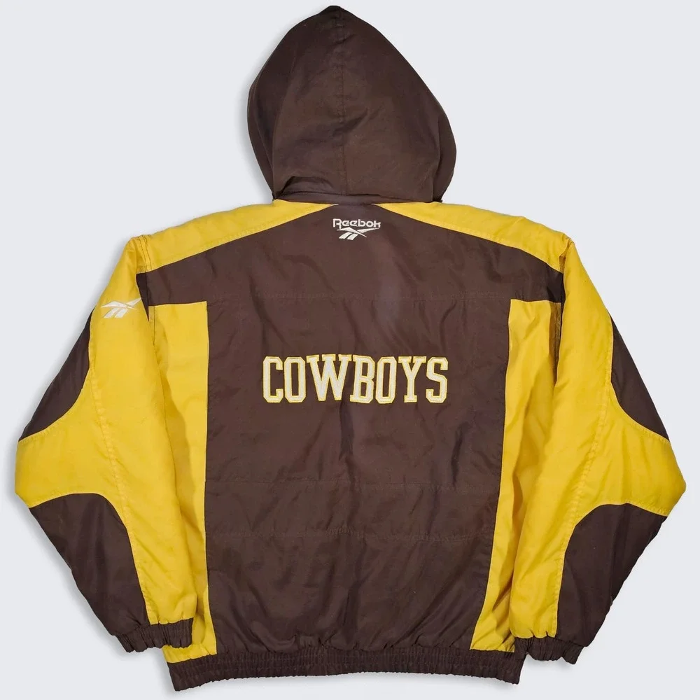 Wyoming Cowboys Vintage 90s Reebok Puffer Jacket